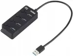 USB jaotur 4 pesa, 3.0, l&uuml;litiga