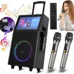 Kaasaskantav karaoke helik&otilde;lar Bluetooth, USB ja mikrofoniga