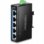 T&ouml;&ouml;stuslik marsruutija TRENDnet TI-GLC50, 5 gigabit porti, DIN-i r&ouml;&ouml;bas, mini