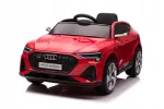 Laste elektriauto Audi e-tron 4x4, 180W, nahast istmed, EVA rehvid, punane