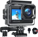 Veebikaamera WOLFANG GA120 4K, 20 MP, WiFi, 30 fps, kuni 40 m, kaugjuhtimine, EIS