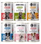 JOHN DOG GOOD FORM koerakonservid, erinevad maitsed, teravabad, 6 x 400 g, palju liha