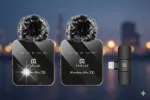 Juhtmevaba mikrofonikomplekt Puluz Dual, 2 mikrofoni, Lightning &uuml;hendus