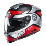 Mootorrattakiiver HJC R-PHA-70 SHUKY, must/hall/punane, S suurus