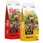 BIOFEED VITALFIT kuivtoit v&auml;ikestele t&otilde;ugudele veise- ja kanaliha, 2 x 1,8 kg