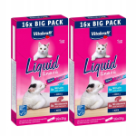 VITAKRAFT CAT LIQUID SNACK maksa ja l&otilde;hega vedel maius kassidele, 32 x 15 g