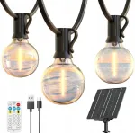 P&auml;ikese LED-rida 12 m, 15+1 LED, IP44, 4 režiimi, puldiga