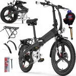 LANKELEISI G660 kokkupandav elektrijalgratas, 750W, 12,8Ah
