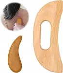Gua sha puidust n&auml;o- ja kehahoolduskomplekt