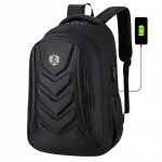 Meeste must veekindel seljakott USB-pesaga