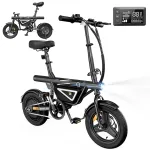 Elektriline jalgratas IScooter EB1S, 25 km/h, 50 km, 250W, 36V 12Ah, EL