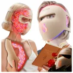 LED n&auml;omask HALLO FACE, fototeraapia, punane valgus, 311 LED
