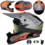 Motoringratturi kiiver prillide, kinnaste ja maskiga, suurused S&ndash;XL