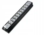 LogiLink UA0096 USB jagaja, 10x USB 2.0, aktiivne, must