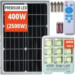 P&auml;ikese LED t&auml;navalamp 400W kaugjuhtimispuldiga