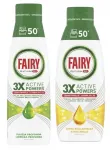 N&otilde;udepesugeel Fairy Platinum Lemon komplekt, 2 x 900 ml, 100 pesukorda