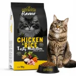 Kuiv kassitoit DIVINUS FLAVOUR kanaga ja riisiga, 18 kg