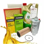 AUDI A4 B6/B7 1.9 TDI 130 hj filtrikomplekt + Castrol 5W30 5 l