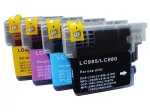 Brother LC985 tindikassetid, 4 tk, sobivad J125, J140W, J315W, J515W, J220, J410