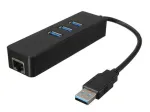 USB 3.0 jaotus 3 pesaga ja gigabit Ethernet RJ45-ga