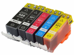 Tindikassetid Canon CLI521/PGI520, 5 tk, sobib MP550/MP620/MP630/MP640