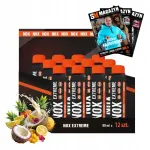 Toidulisand nowmax NOX SHOT EXTREME 12x80 ml kofeiiniga, treeningueelne