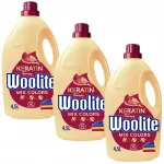 Pesuvahend WOOLITE keratiiniga v&auml;rvilistele riietele, 3 x 4,5 l