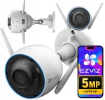 V&auml;lise WiFi-kaamera EZVIZ H3 3K, 5MP, AI anal&uuml;&uuml;tikaga, v&auml;rviline pilt &ouml;&ouml;p&auml;evaringselt