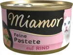 Miamor Pastete m&auml;rg kassitoit veiselihaga, 85 g