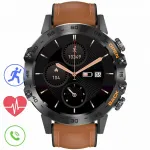 Meeste nutika kella rihm GRAVITY GT9-7, must/pruun, helistamisfunktsiooniga