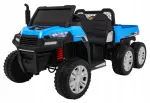Laste auto Auto Farmer 2Pers 4x4, akutoitega, puldi, MP3 ja LED-iga, t&otilde;stetav kast