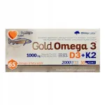 Toidulisand Olimp Gold Omega 3 D3 K2, 30 kapslit