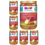 &Ouml;koloogiline HiPP kartuli-, peedi-, &otilde;una- ja veiseliha p&uuml;ree, alates 7 kuud, 220 g, 6 tk