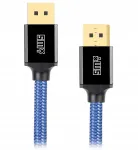 Videokaabel Silver Monkey X DisplayPort 2.0, punutud, 1,5 m, 8K/4K, sinine