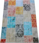 Libisemiskindel vaip 200x290 cm, v&auml;rvikas, vintage, elutuppa v&otilde;i magamistuppa