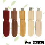 USB-m&auml;lupulk 8GB, puidust koos korgiga, 5 disaini