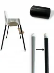 Laminaat Ikea Antilop toolijalale, must mati puidust