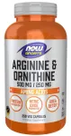 Toidulisand NOW Foods Arginine & Ornithine, 250 kapslit