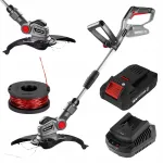 Juhtmevaba trimmer GRAPHITE 4 Ah akuga ja laadijaga