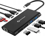 USB jagaja UTECHSMART UCN3270, 11 pordiga, 11-in-1