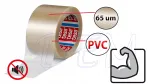 L&auml;bipaistev PVC kleepuv pakendusteip Tesa 4100, 50 mm x 66 m, vaikne