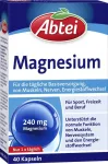 Toidulisand Abtei Magnesium 240 mg, 40 kapslit, Saksamaa
