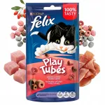 FELIX Play Tubes kasside maius kalkuni- ja singiliha maitseline, 50 g