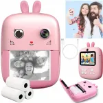 Laste fotokaamera RABBIT 3.0 LCD-ekraani ja paberi kaasas