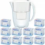Aquaphor Amethyst 2,8 l valge veefilter kann 10 vahetatava kassettiga