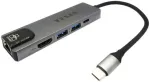 USB-C multifunktsionaalne hub TESLA Device MP80, 5 porti