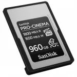 SanDisk PRO-Cinema 960GB CFexpress Type-A m&auml;lukaart SDCFEA-960G-GN4NN 1800MB/s
