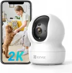 Siseruumi WiFi kaamera EZVIZ CP1 Pro, 3MP, 2K, 360&deg; p&ouml;&ouml;ramisega, rakenduse juhtimine