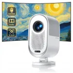 Projektor SMART BEAMER Full HD 1080P WiFi6 Bluetooth kodukino jaoks