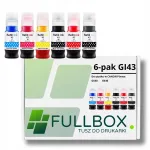 Canon Pixma G540/G640 tindikomplekt GI-43, punane, hall, 6 tk